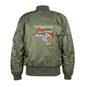 MA-1 Flight jacket - Red Tail, Mens and Ladies