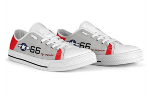 P-51C "By ReQuest" of General Benjamin Davis Jr Inspired Low Top Canvas Shoes